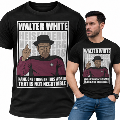 KOSZULKA ŚMIESZNA   CAPTAIN PIXARD HEISENBERG